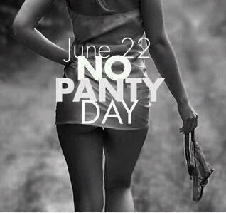 no-panty-day Día de las mujeres sin ropa interior