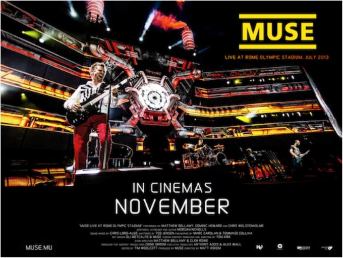 Muse publica "Live at Rome Olympic Stadium" el 3 de Diciembre