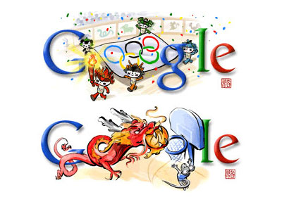 Logos Google Pekin 2008