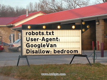 Robots.txt para Google Maps