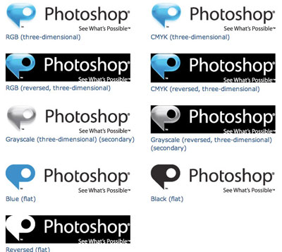 New Photoshop logo variations