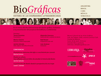 BioGráficas. Historia de las diseñadoras gráficas latinaoamericanas
