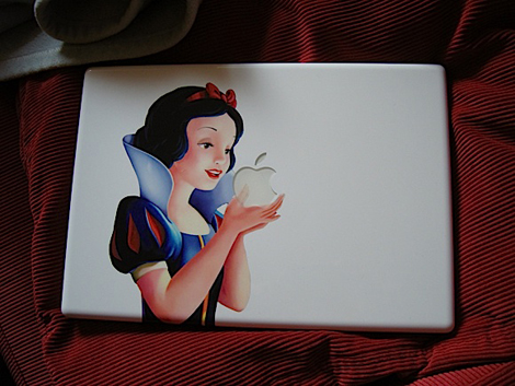 snow white macbook