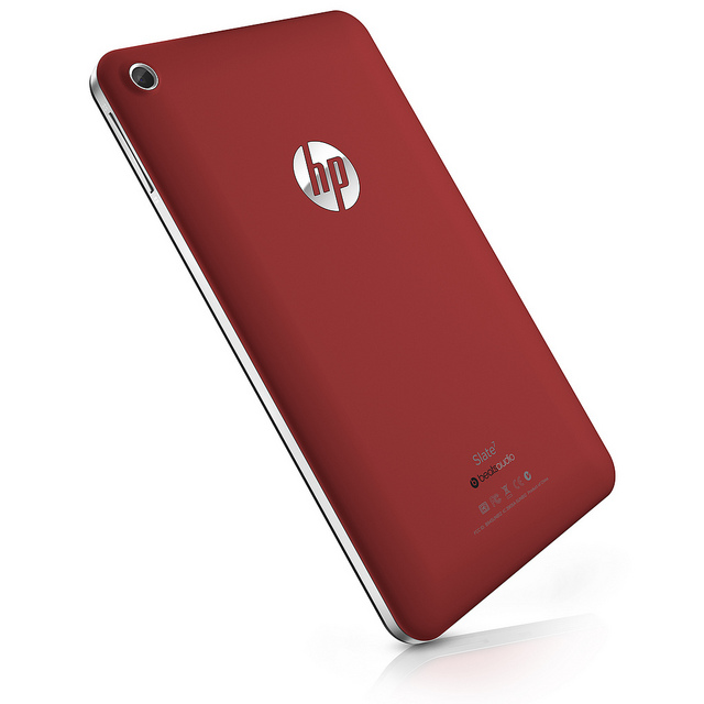 HP Slate 7 vendrá en dos colores: rojo y gris.