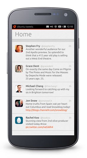 La pantalla de inicio te lleva a las conversaciones de todas tus redes, SMS y correos.
