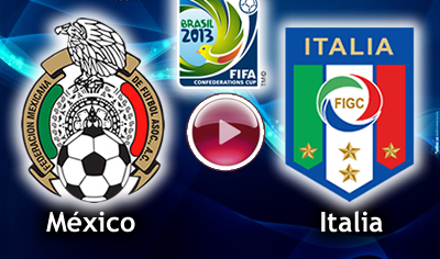 mexico vs italia, copa confederaciones brasil 2013
