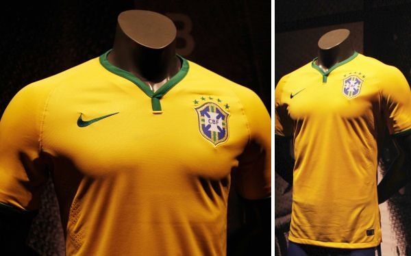camiseta de Brasil para el Mundial 2014