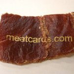 tarjeta de visita de carne