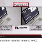 ¿Cuánto tarda en hacer un render tu MAC?