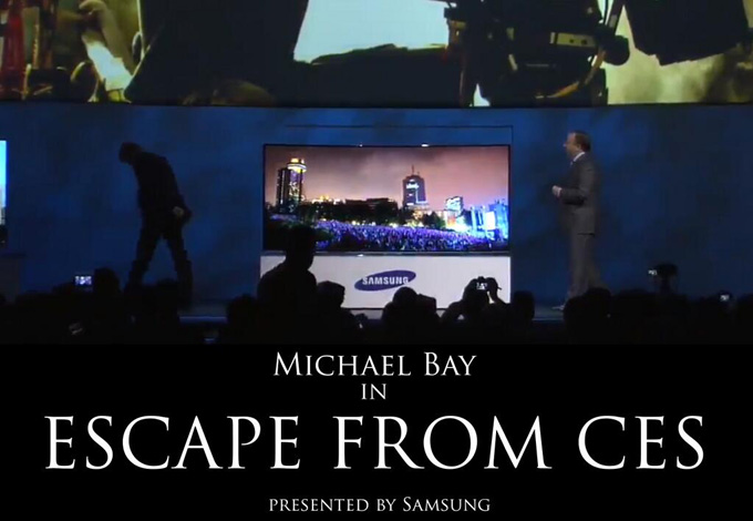 Michael Bay huye del escenario del CES