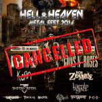Se cancela el Hell and Heaven Fest 2014