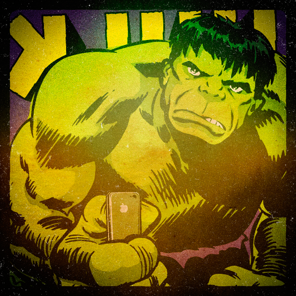 Superhero Selfies Hulk