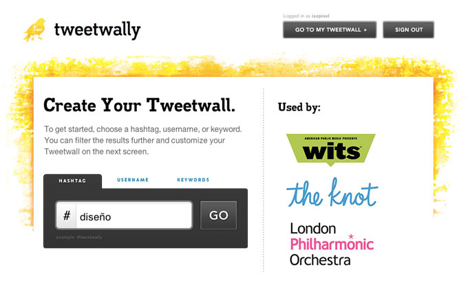 Tweetwally – Complemento de búsqueda en Twitter