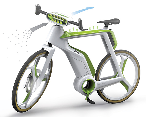 Air-Purifier Bike La bici que purifica el aire