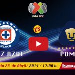 Ver el Cruz Azul vs Pumas en vivo - Liga MX Clausura 2014