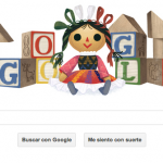Google celbra el día el niño con un Doodle