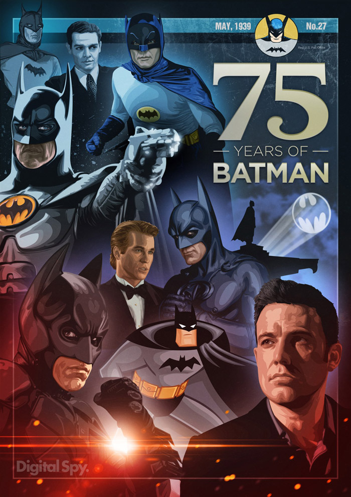 75 aniversario de Batman - Cartel conmemorativo