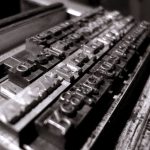old movable type