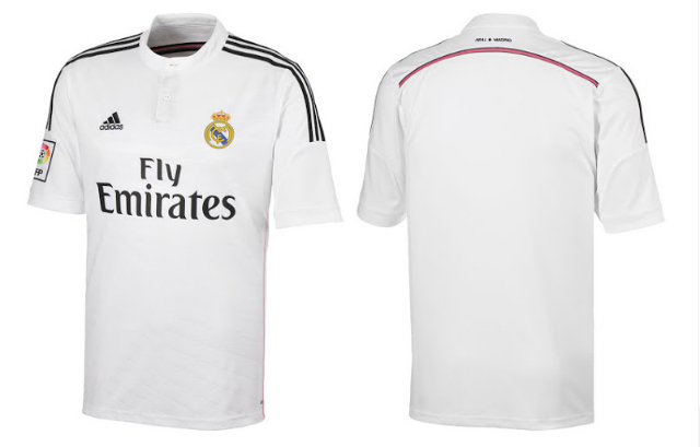 nuevo uniforme del Real Madrid para la temporada 2014/15. 