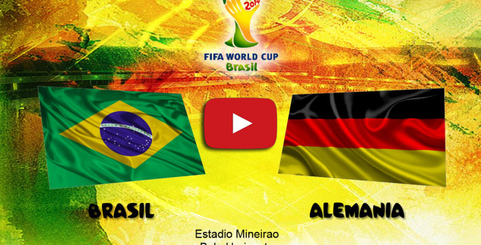 Ver el Brasil vs Alemania en vivo – Semifinales Brasil 2014