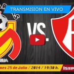 Morelia vs Atlas en vivo - Jornada 2 torneo Apertura 2014