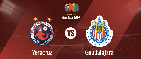Veracruz vs Chivas en vivo, Jornada 6, Apertura 2014