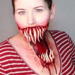 Como crear una boca aterradora para Halloween
