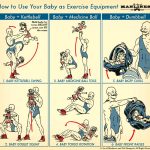 Como utilizar a tu bebe para ejercitarte | Guía ilustrada