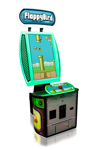 Flappy Bird en una maquinita arcade de monedas