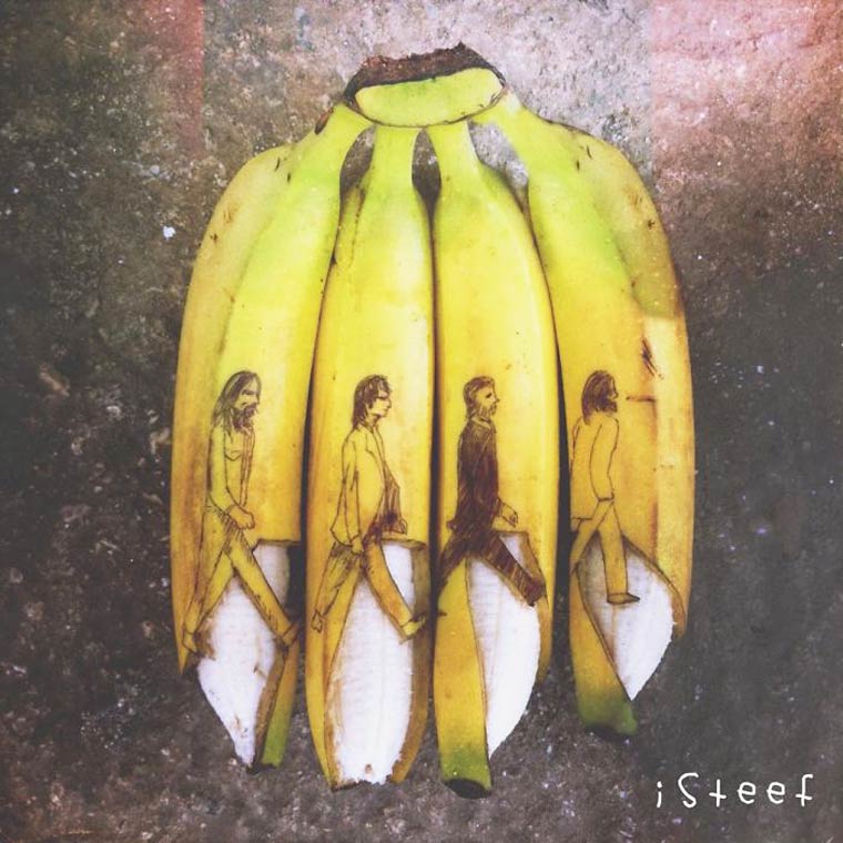 Banana Art | Increíbles obras de arte en plátanos