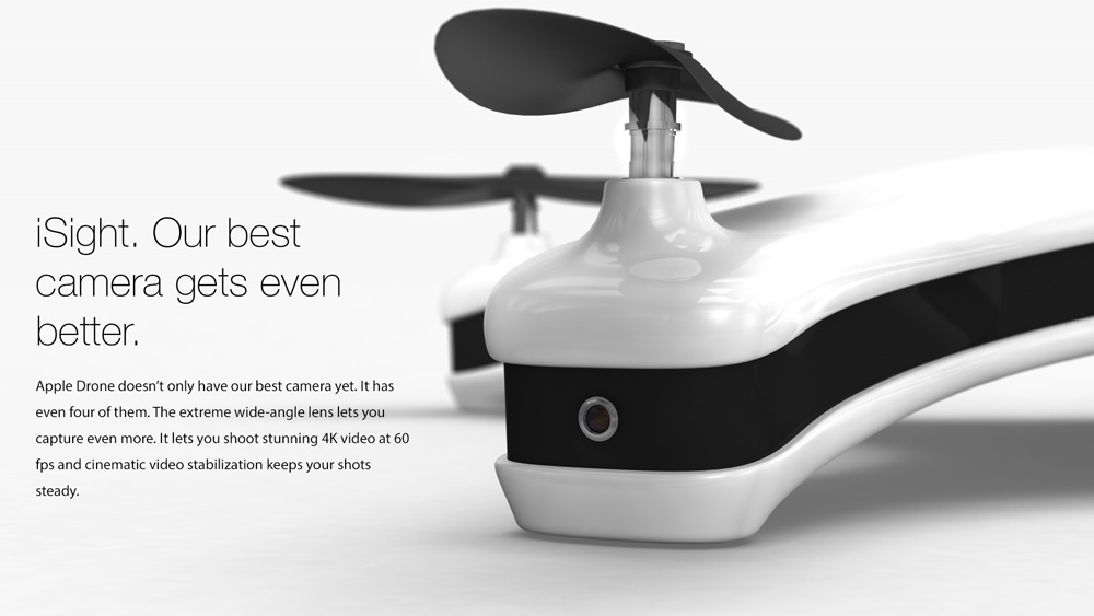 El Apple Drone | Increíble y minimalista concepto de Eric Huisman