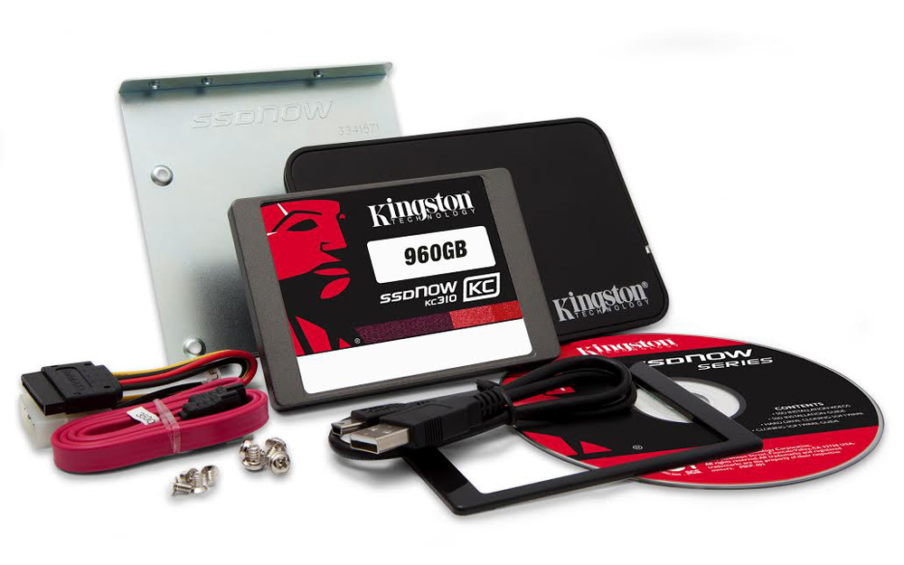 Kingston SSD KC310 de 960GB de almacenamiento