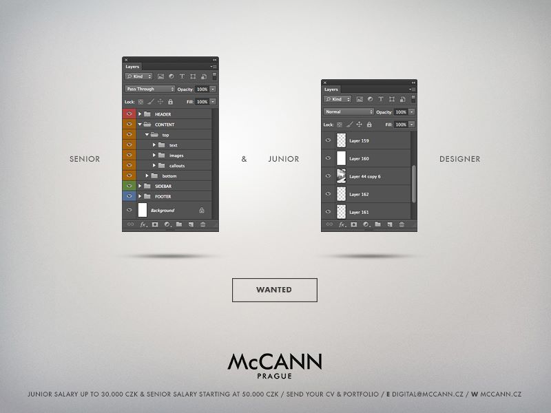 McCann Praga want designer