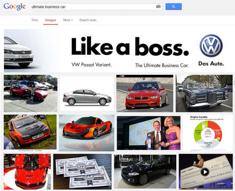 Volkswagen Search Engine Ad