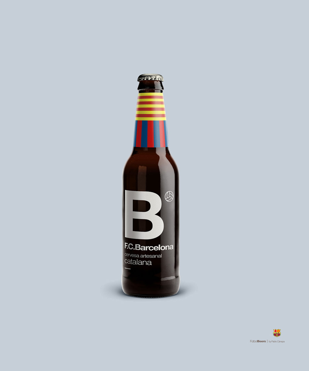 Fútbol Beers - Creativos envases de cerveza inspirados en equipos de fútbol