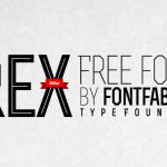 Rex Free font | Tipografía gratuita para crear hermosos títulos