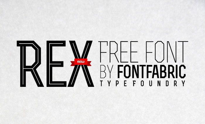 Rex Free font | Tipografía gratuita para crear hermosos títulos