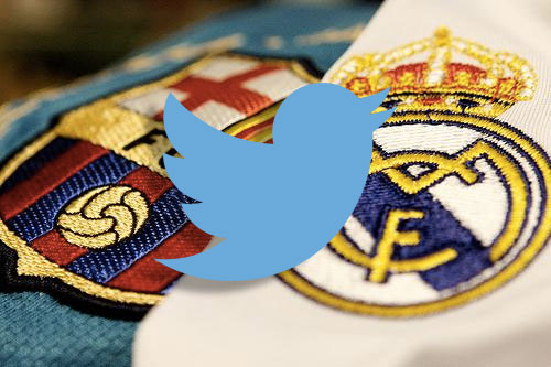Real Madrid vs Barcelona, también miden fuerzas en Twitter