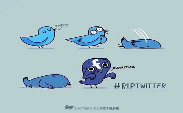 ¿Twitter muere? #TwitterRIP o de cuando Twitter quiso parecerse a Facebook