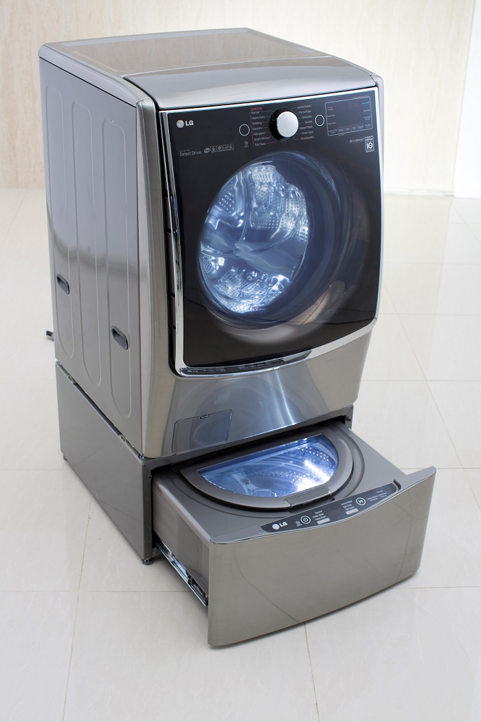 compensación Cubeta Arancel LG Twin Wash, la primera lavadora que lava 2 cargas a la vez | Isopixel