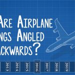 ¿Por qué las alas de los aviones están en ángulo hacia atrás?
