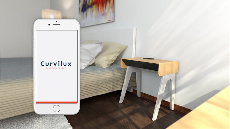 Curvilux - La increíble mesa de noche inteligente