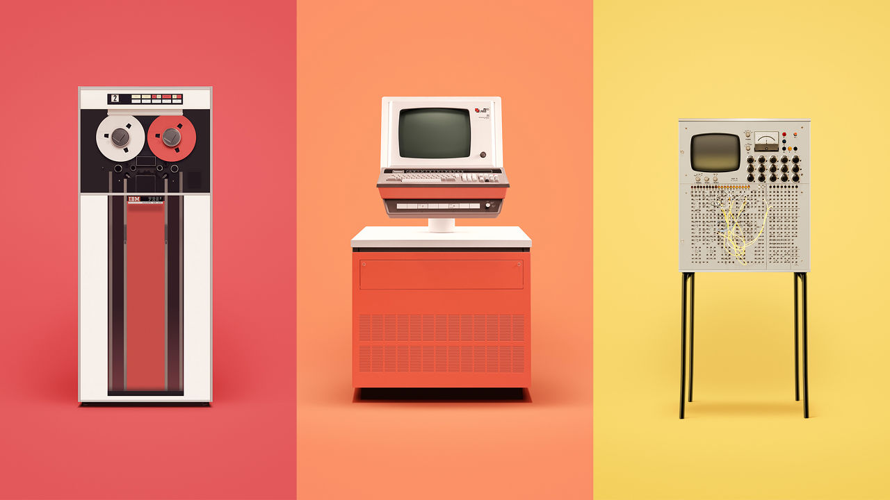 La brutal belleza de las primeras súper computadoras