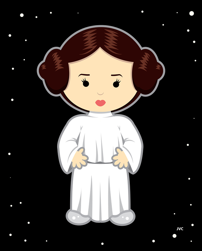 Baby Nursery Princess Leia Star Wars 8 por JasmineVictoria
