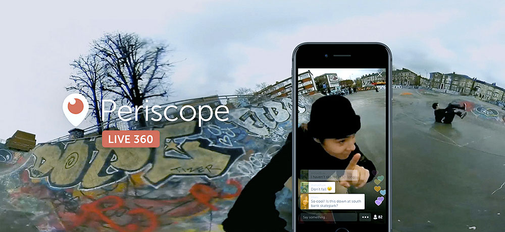 Videos 360º en Twitter con Periscope