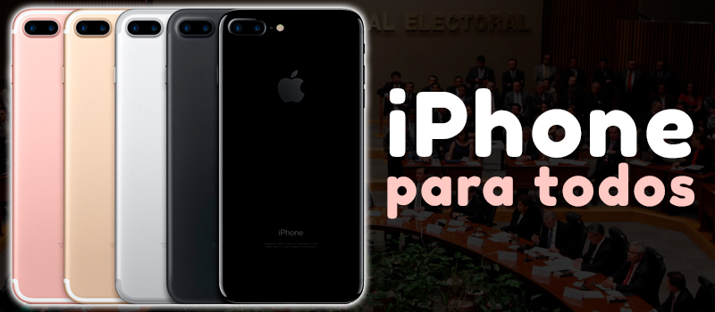 Contrato millonario del INE para comprar iPhone 7 Plus