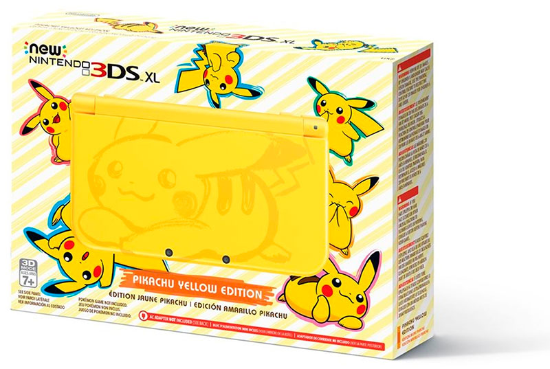 New Nintendo 3DS XL edición especial Pikachu