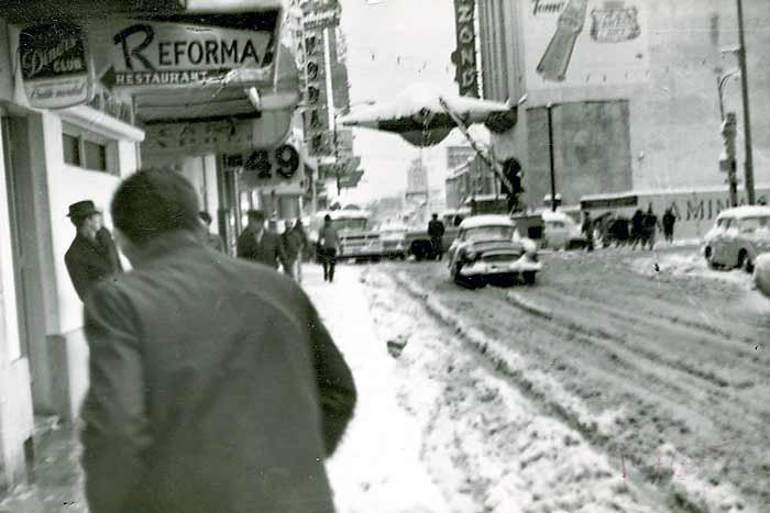 Nieve en el D. F. en 1967, y no estuvo tan padre