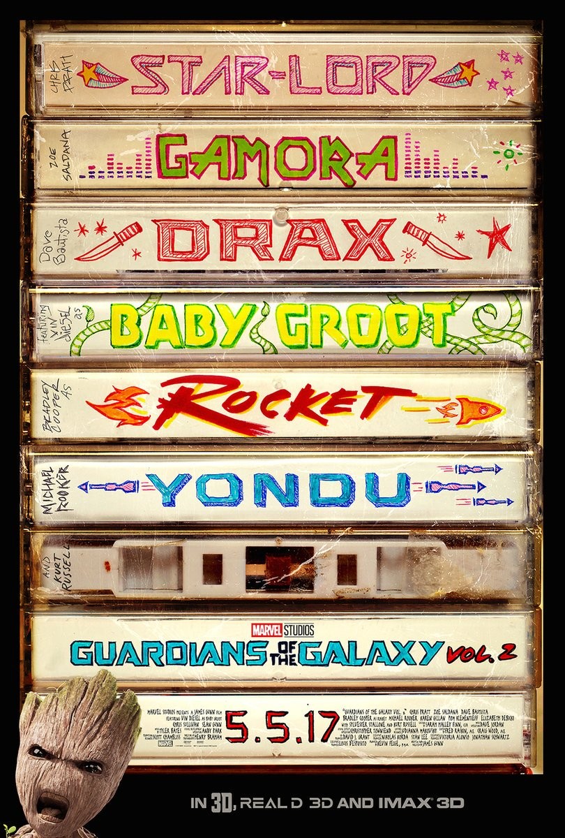 Guardianes de la galaxia Vol. 2 - Poster