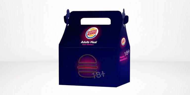 Burger King ofrece una cajita feliz MUY especial solo para adultos en San Valentín